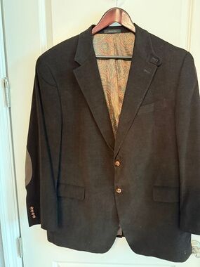 Ralph Lauren Black Sport Coat with Paisley Lining